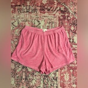 pink pajama shorts